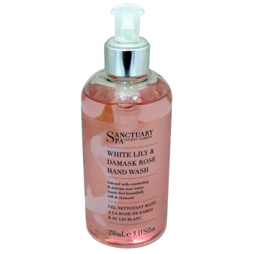 sanctuary – white lily and rose hand wash